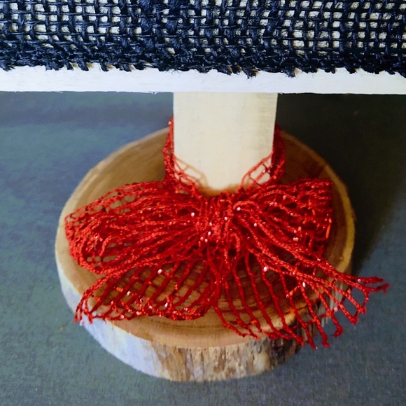 Hand Crafted Repurposed Wood Rustic Wooden Christmas Tree, Farmhouse Decor 16" - Picture 8 of 9